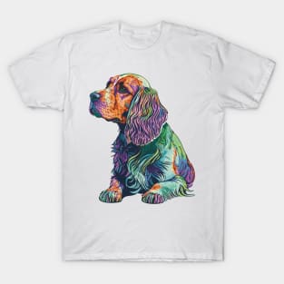 Cocker Spaniel Dog Art T-Shirt